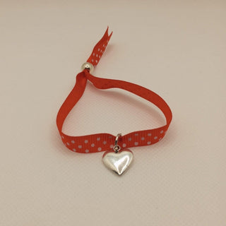 Pulsera Lola roja con corazón