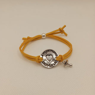 Pulsera antelina "La mejor mamá del mundo"