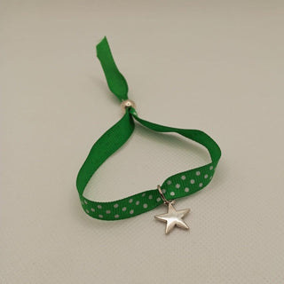 Pulsera Lola verde con estrella