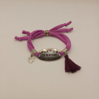 Pulsera lycra "Lo mejor que me ha pasado eres tú"