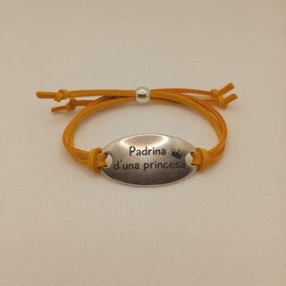 Pulsera Antelina "Padrina d'una princesa" CATALÁN