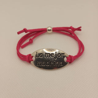 Pulsera antelina "La mejor madrina"