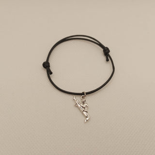 PULSERA NEGRA PATADA TAEKWONDO